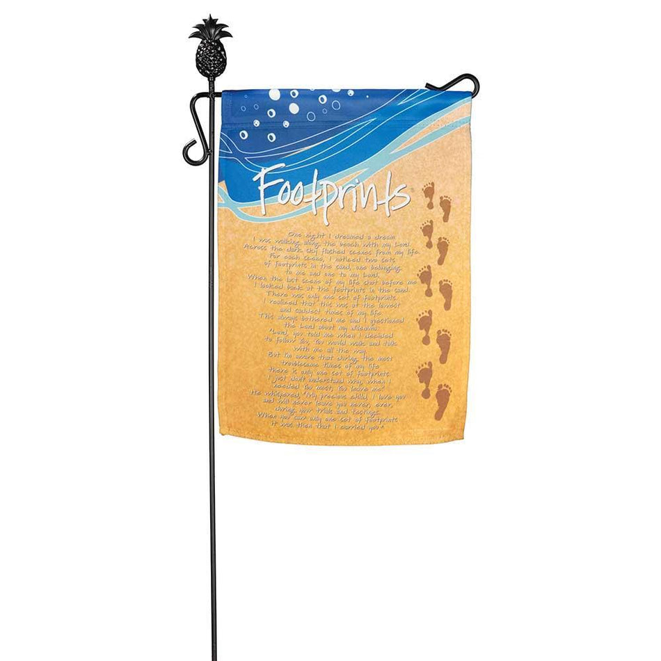 Flag Footprints Polyester 13x18 by Dicksons, product view 2