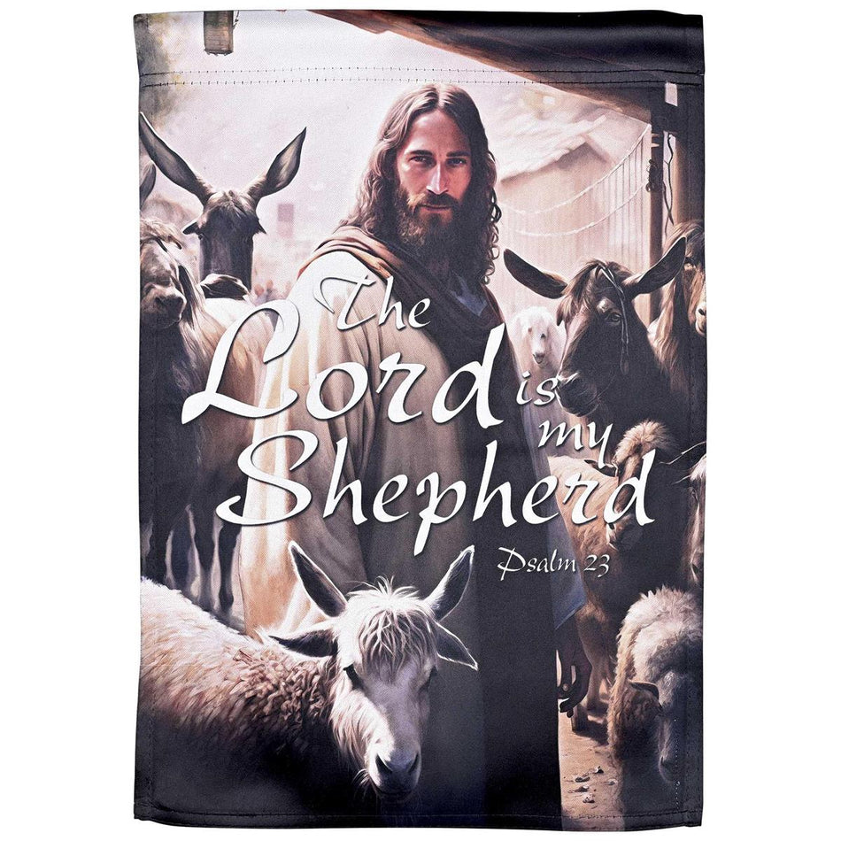 Flag Lord Is My Shepherd Print 13x18 by Dicksons