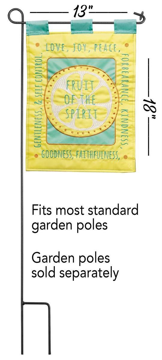 Flag Fruit Of The Spirit Polyester 13x18 by Dicksons, product view 2