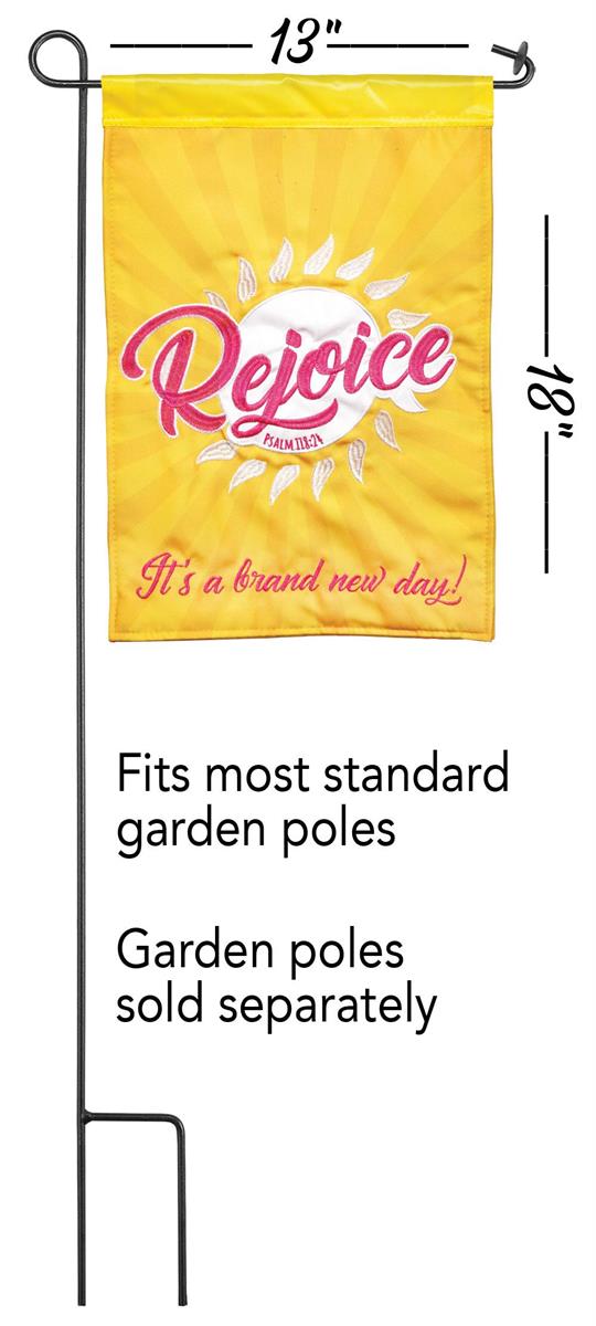 Flag Rejoice Psalm 118:24 13x18 by Dicksons, product view 2
