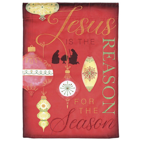 Flag Jesus The Reason Whimsical 13x18 by Dicksons