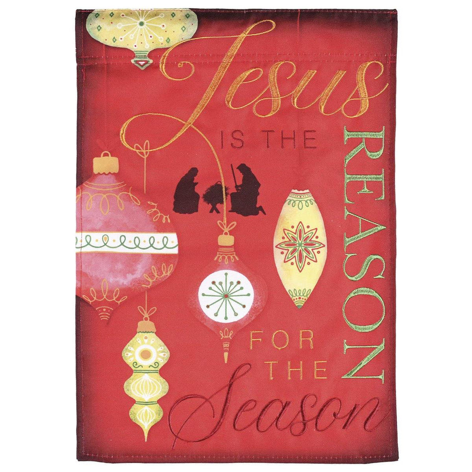 Flag Jesus The Reason Whimsical 13x18 by Dicksons