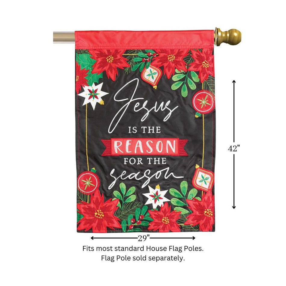 Flag Jesus Is The Reason 29x42 by Dicksons, product view 2