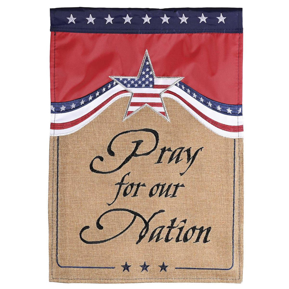 House Flag Pray For Our Nation by Dicksons