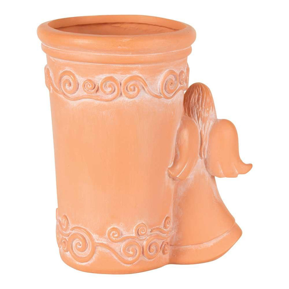 FLWRPOT ANGEL PSALM 23 RESIN 2.5x5 by Dicksons, product view 2