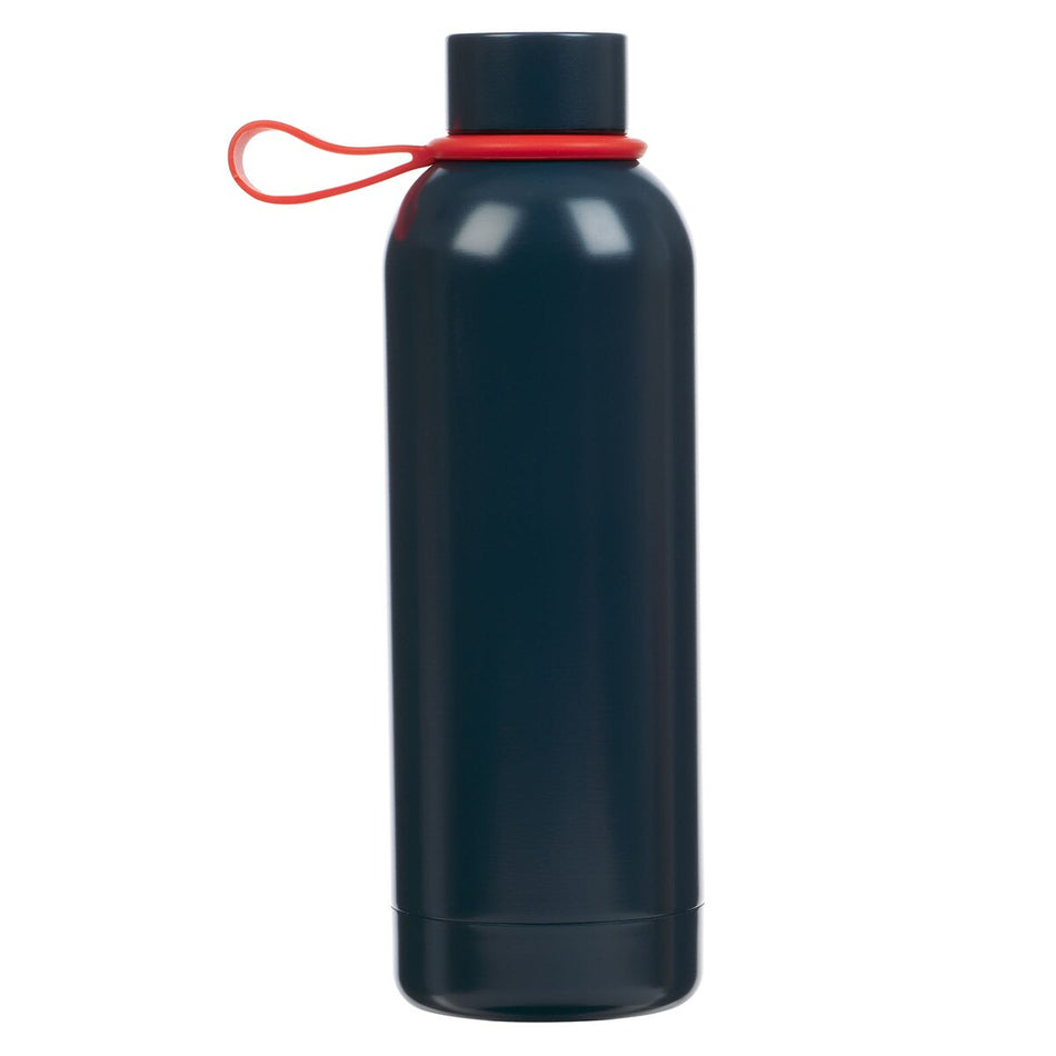 Strong and Courageous Blue Stainless Steel Water Bottle - Joshua 1:9 by Christian Art Gifts, product view 2