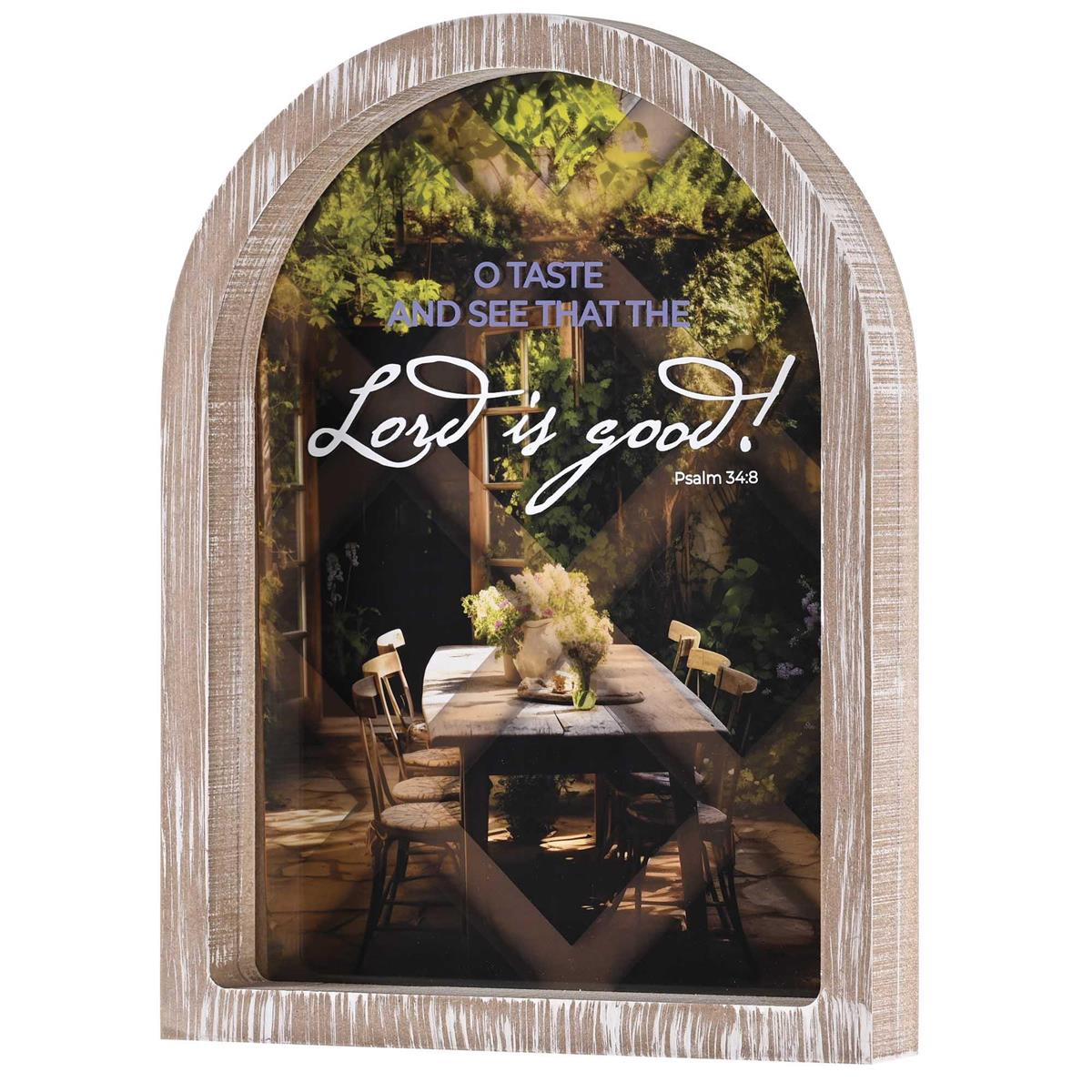 Inspirational Christian Wall Hanging Rustic Farmhouse Arched Window Wall Décor (FRMA101) by Dicksons