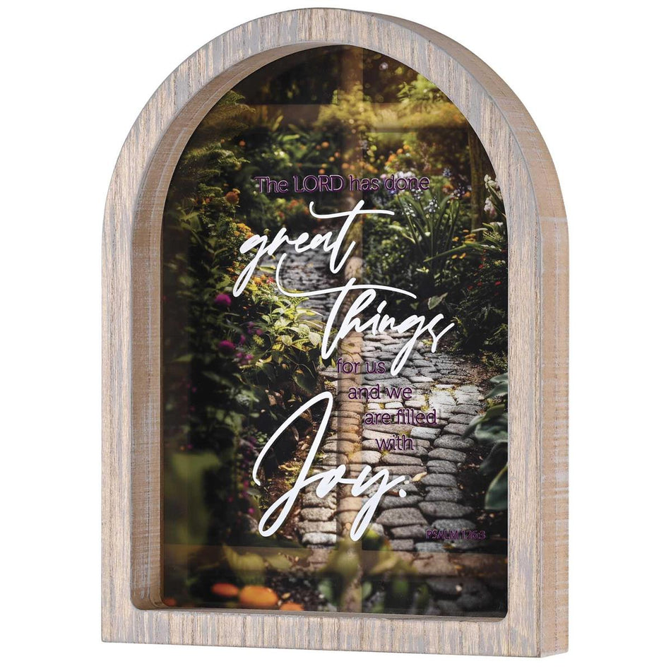 Framed Arch The Lord Has Done 11X15 by Dicksons