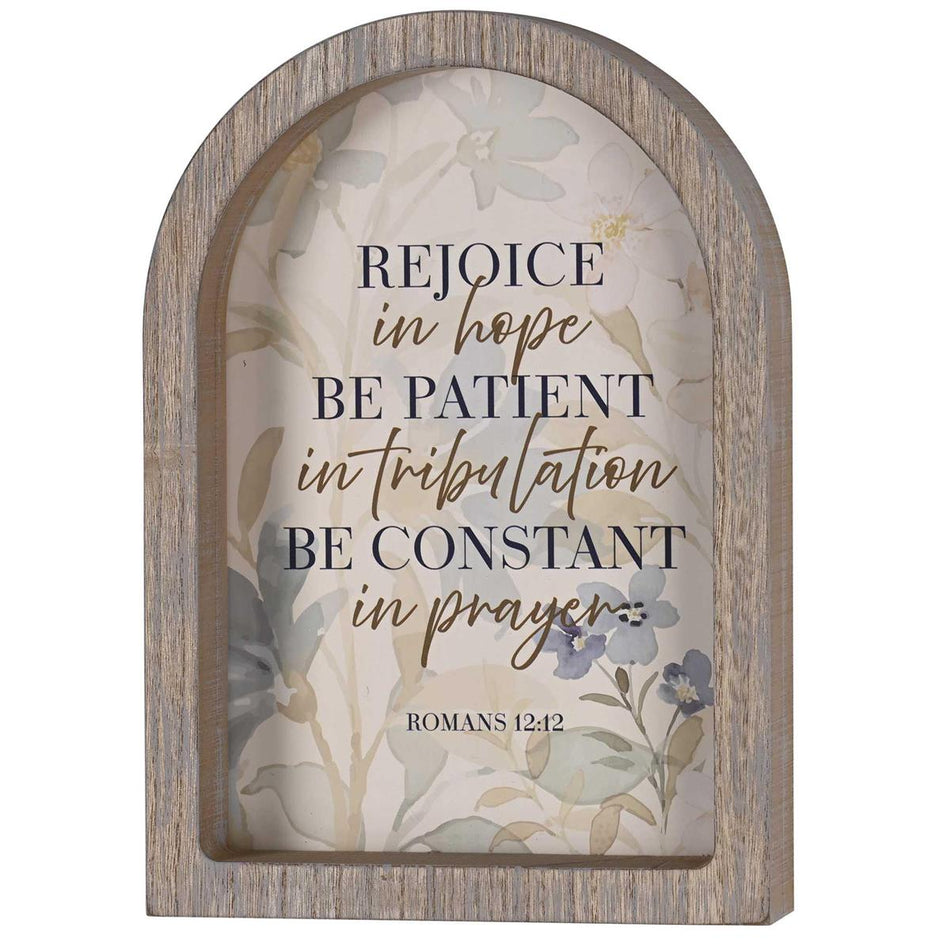 Framed Arch Rejoice In Hope 9X13 by Dicksons