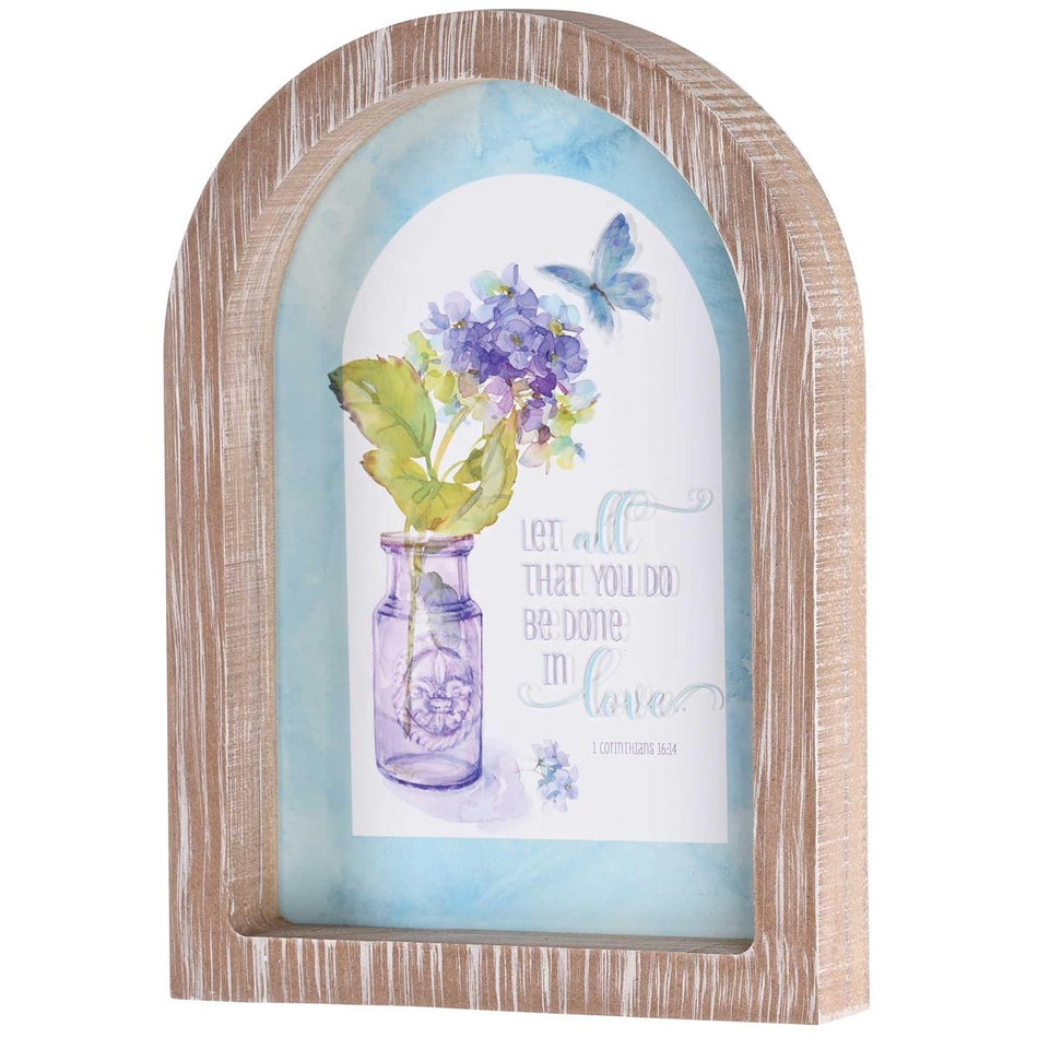 Framed Arch Let All That You Do Love9X13 by Dicksons, product view 2