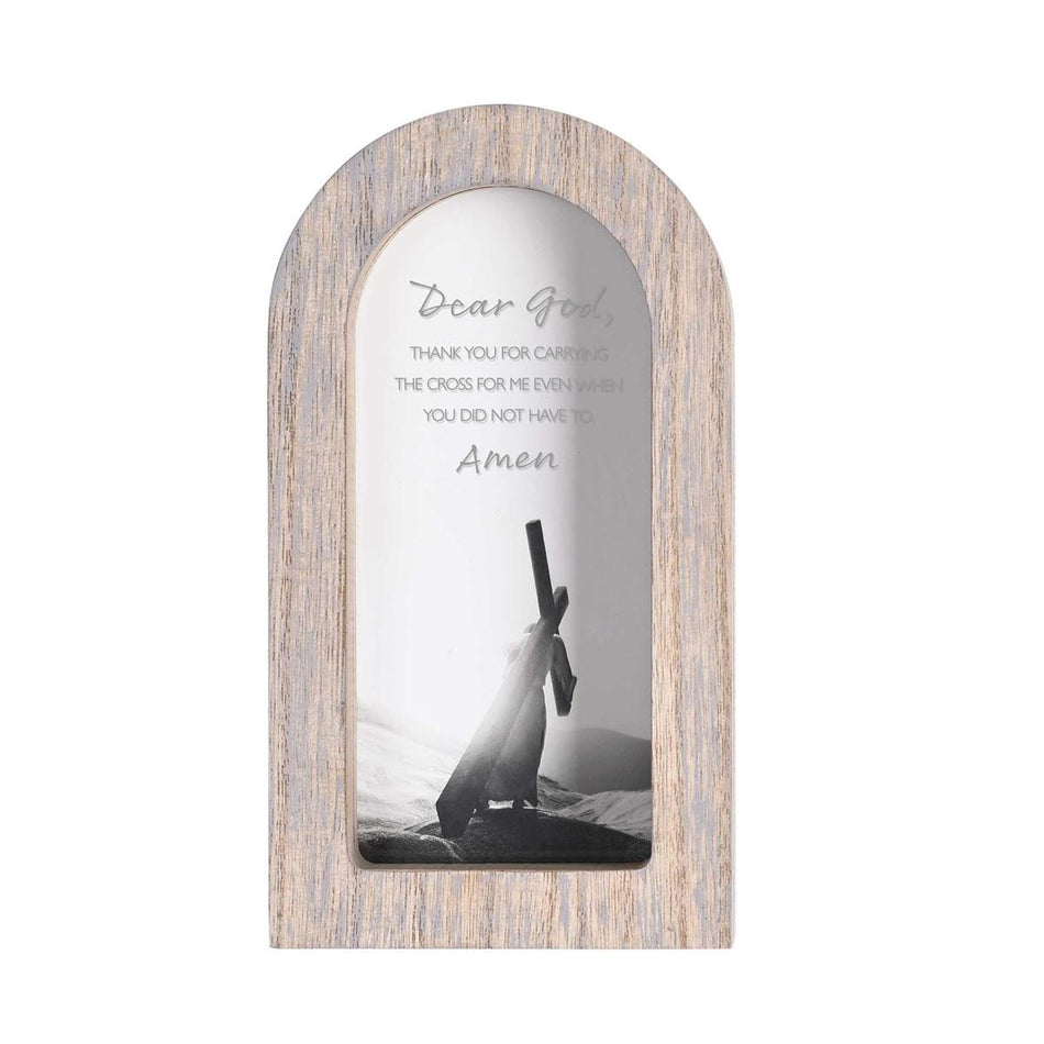 Framed Arch Thank You For Gray 5x8 by Dicksons