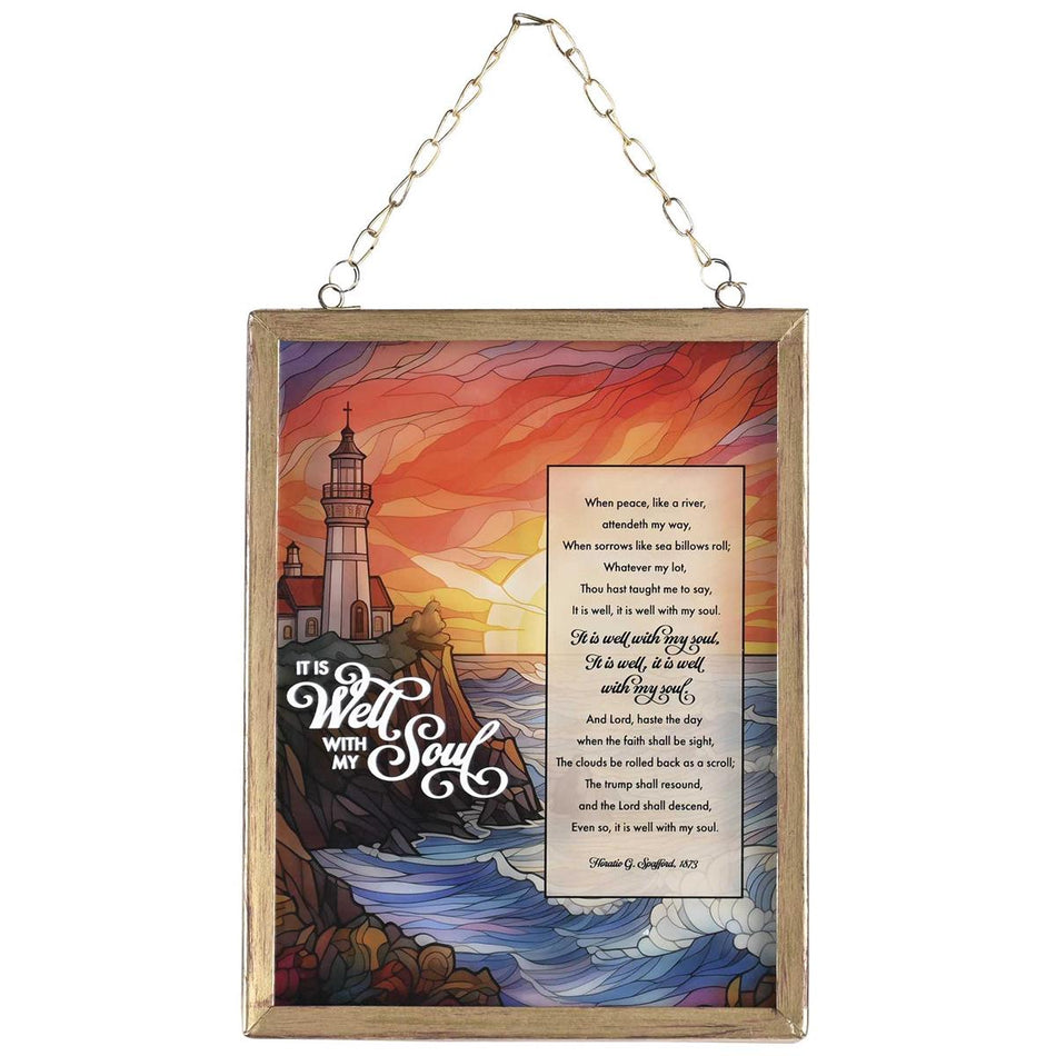 , Classic Hymns, Inspirational Christian, 10 x 12 inch Metal Framed Glass (FRMGLS-306) by Dicksons