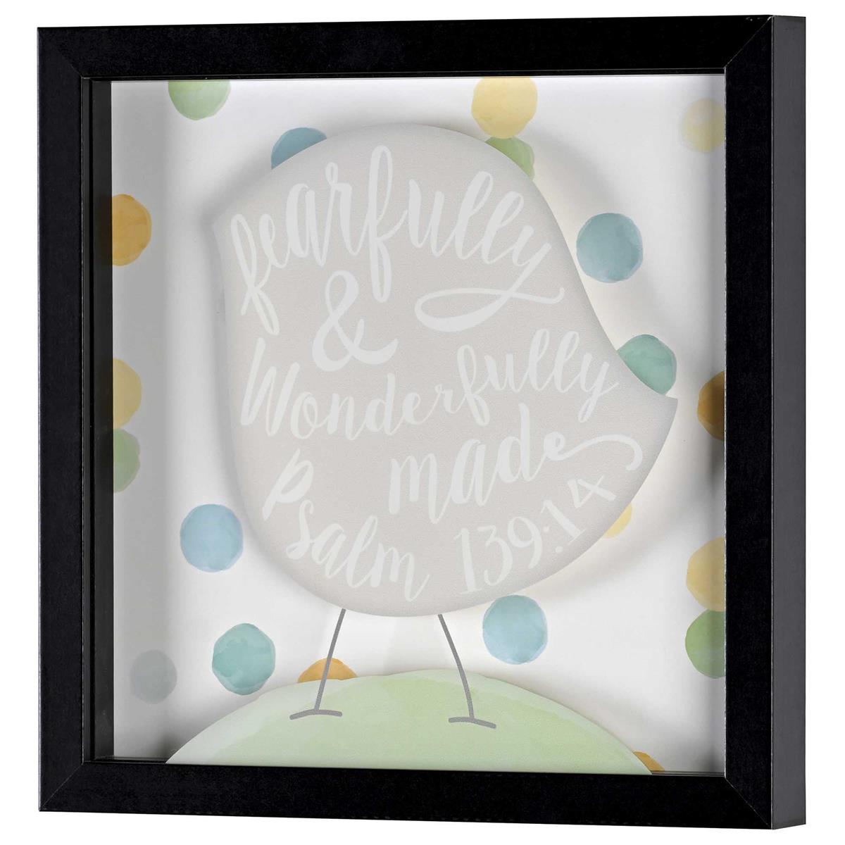 Inspirational Christian Wall Hanging Shadow Box Style Framed Wall Décor (FRMWDBL-1010-13) by Dicksons