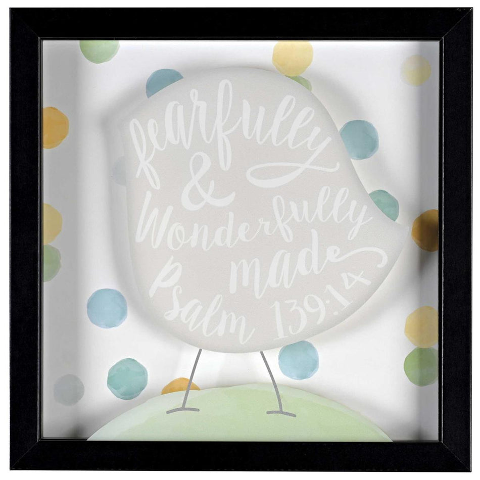 Inspirational Christian Wall Hanging Shadow Box Style Framed Wall Décor (FRMWDBL-1010-13) by Dicksons, product view 2