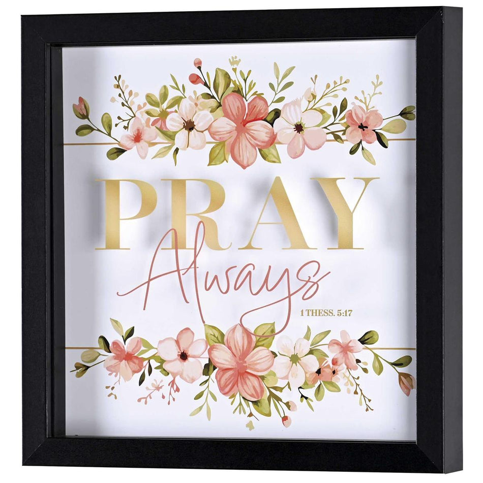 Inspirational Christian Wall Hanging Shadow Box Style Framed Wall Décor (FRMWDBL-1010-17) by Dicksons