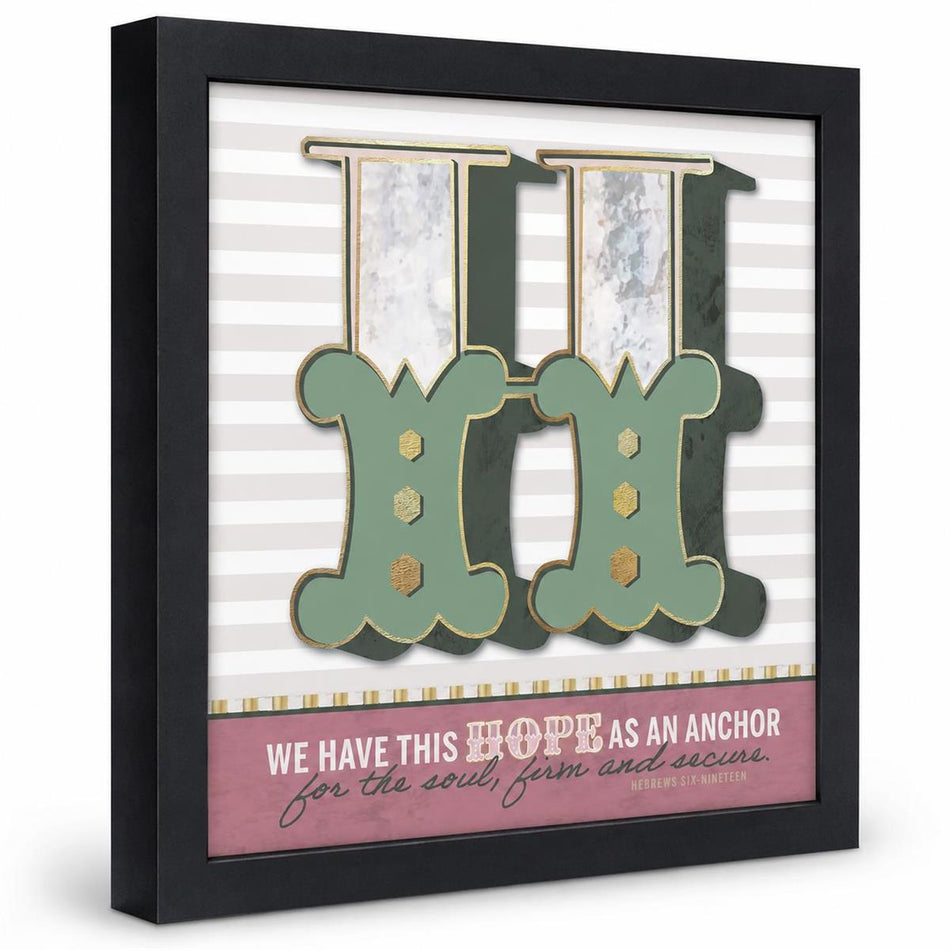 Framed Wall Art We Have This Hope Anchor by Dicksons, product view 2