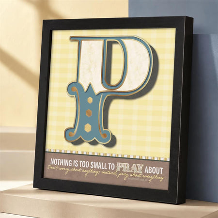 Framed Wall Art Nothing To Small To Pray by Dicksons, product view 6