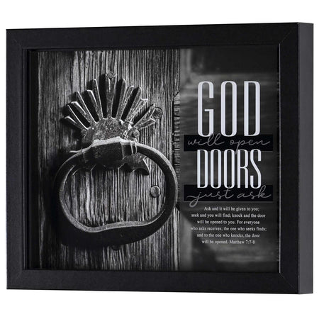 Framed Art God Will Open Doors Just by Dicksons, product view 2