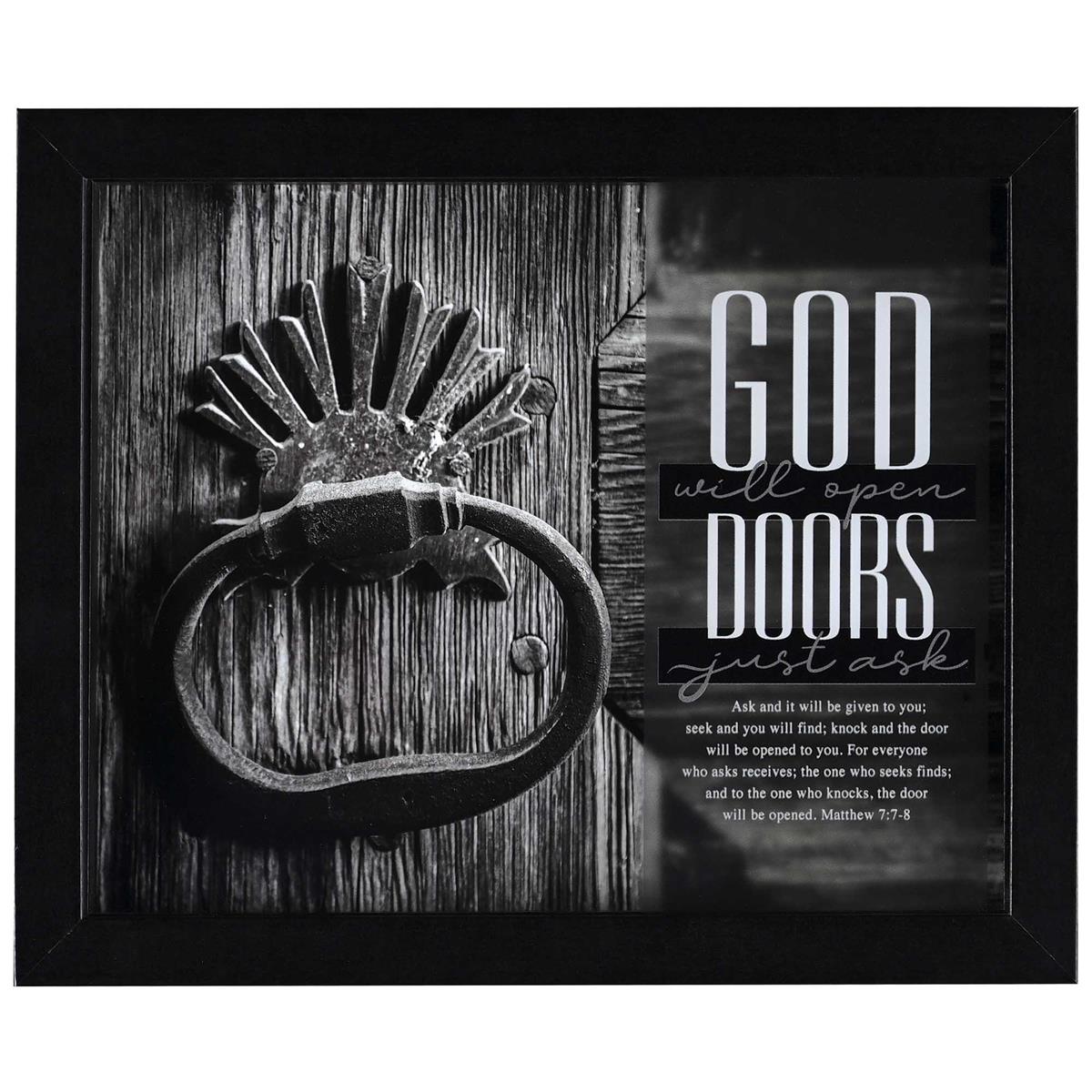 Framed Art God Will Open Doors Just by Dicksons, product view 3