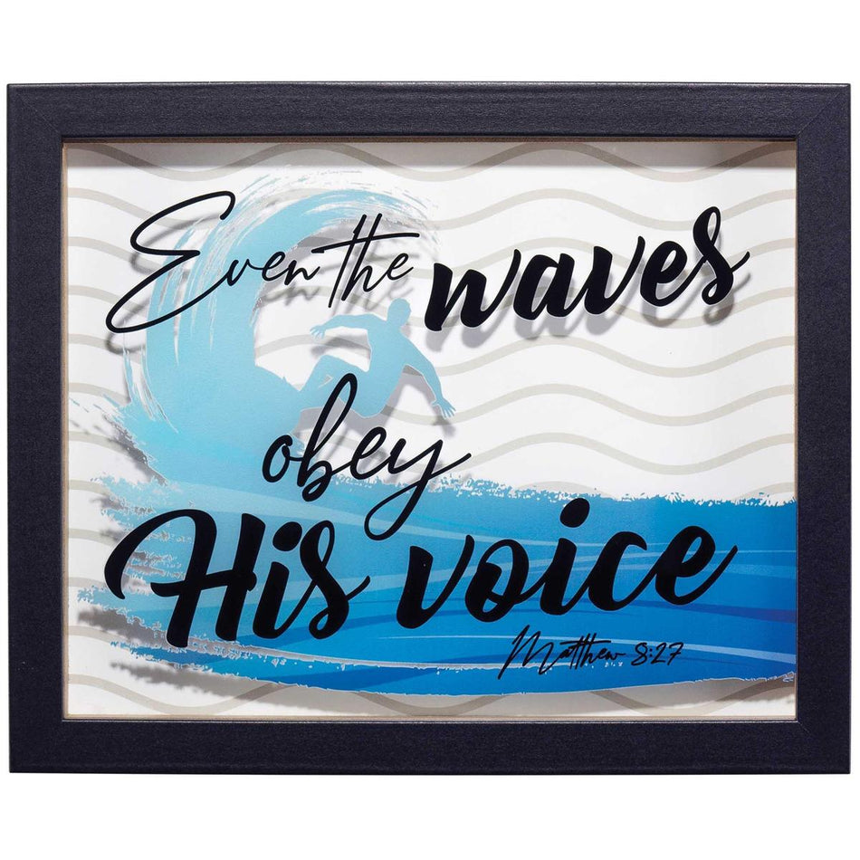 Framed Art Even The Waves Obey 10x8 by Dicksons, product view 2