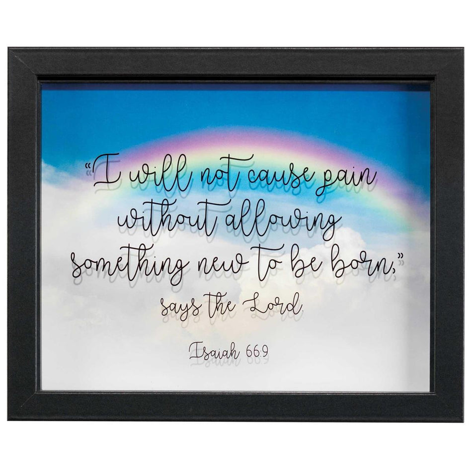 Framed Wall Art I Will Not Cause Pain by Dicksons, product view 2
