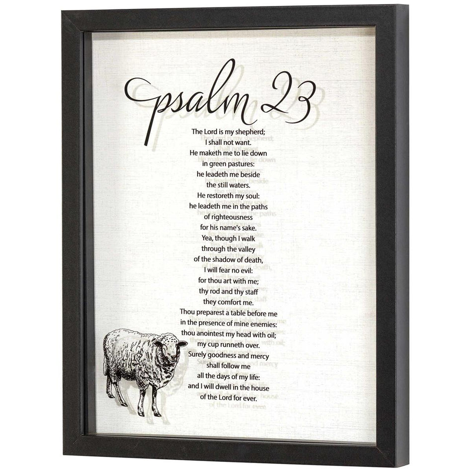 My Shephard I Shall Not Want 12 x 15 Inch Decorative Wall and Tabletop Frame by Dicksons