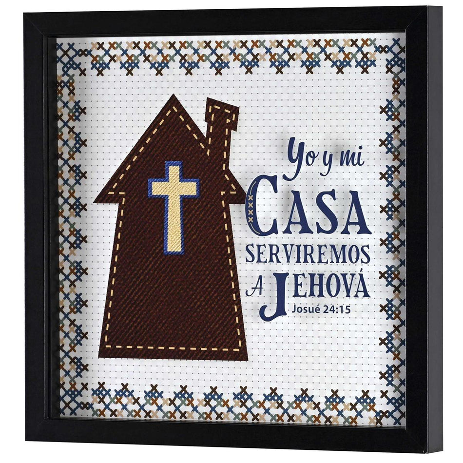 Inspirational Spanish Christian Wall Hanging Shadow Box Style Framed Wall Décor by Dicksons