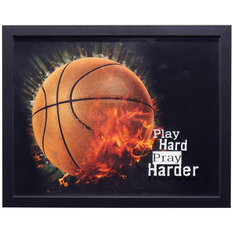 Framed Wall Art Play Hard Pray Harder by Dicksons, product view 2