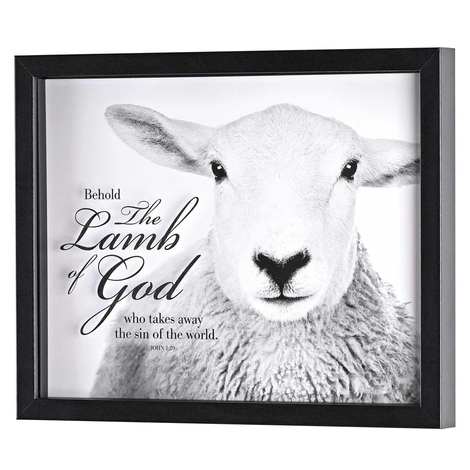 Framed Wall Art Behold The Lamb Of God by Dicksons