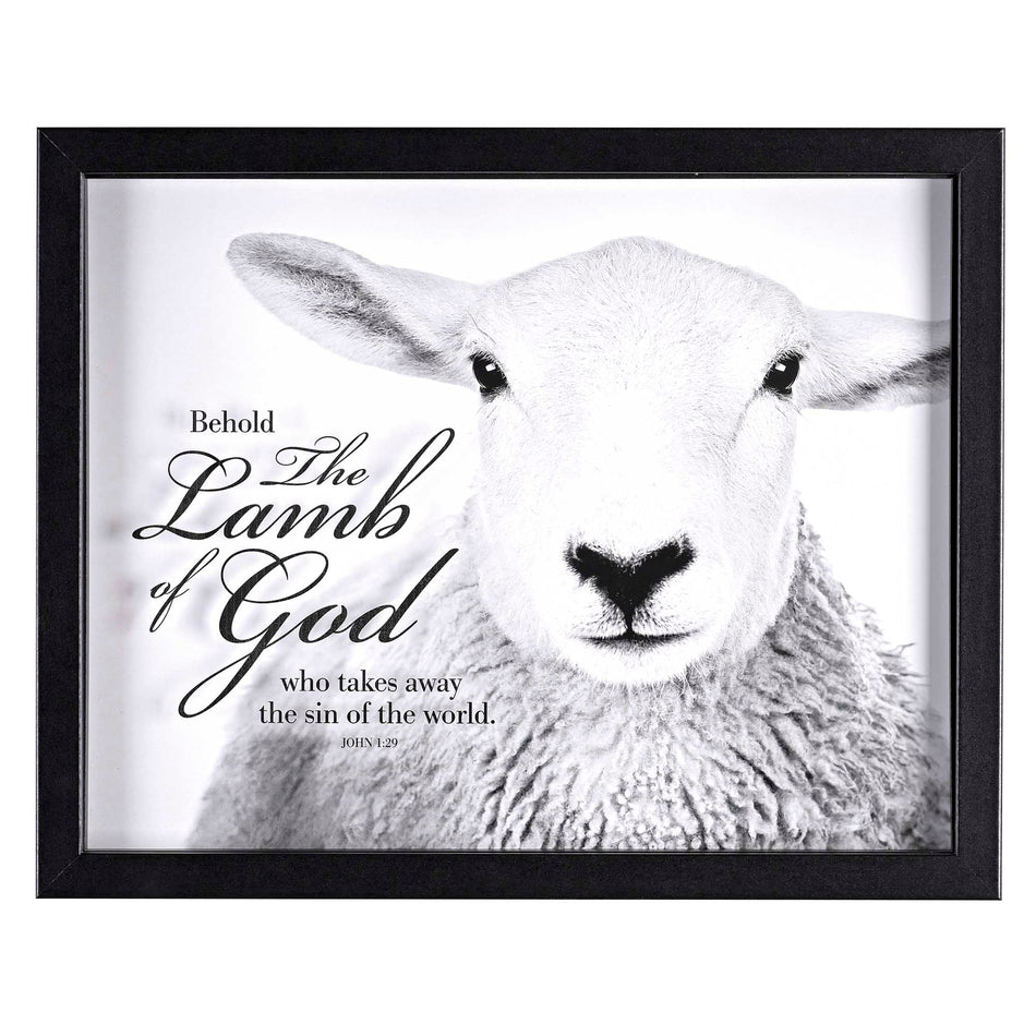 Framed Wall Art Behold The Lamb Of God by Dicksons, product view 2