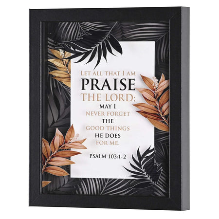 Framed Wall Art Praise The Lord 8x10 by Dicksons, product view 2