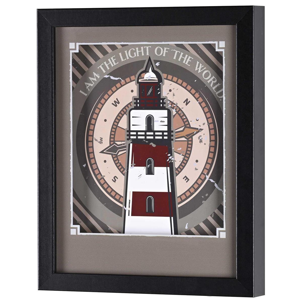 Framed Art Lighthouse I Am Light by Dicksons, product view 2