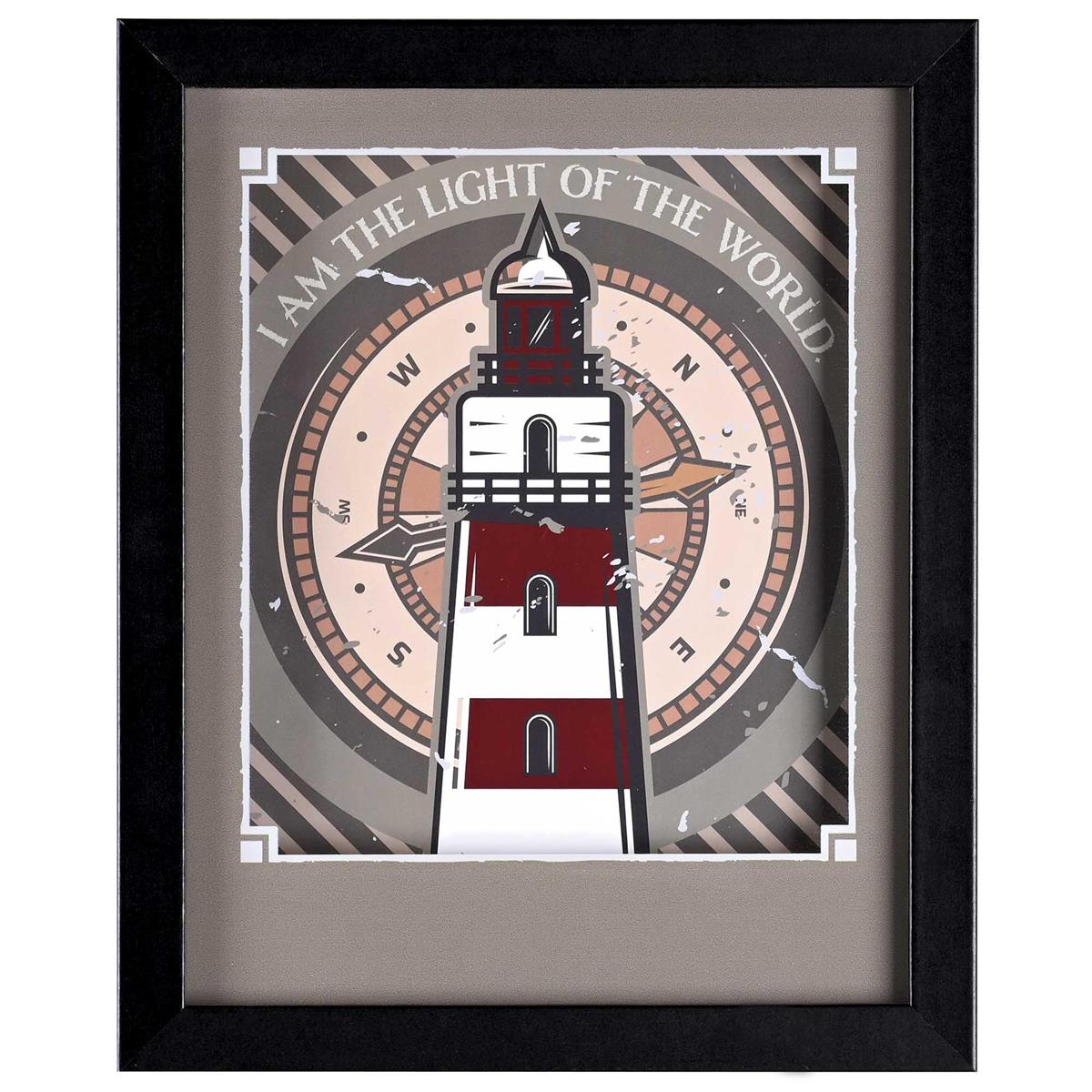 Framed Art Lighthouse I Am Light by Dicksons, product view 3