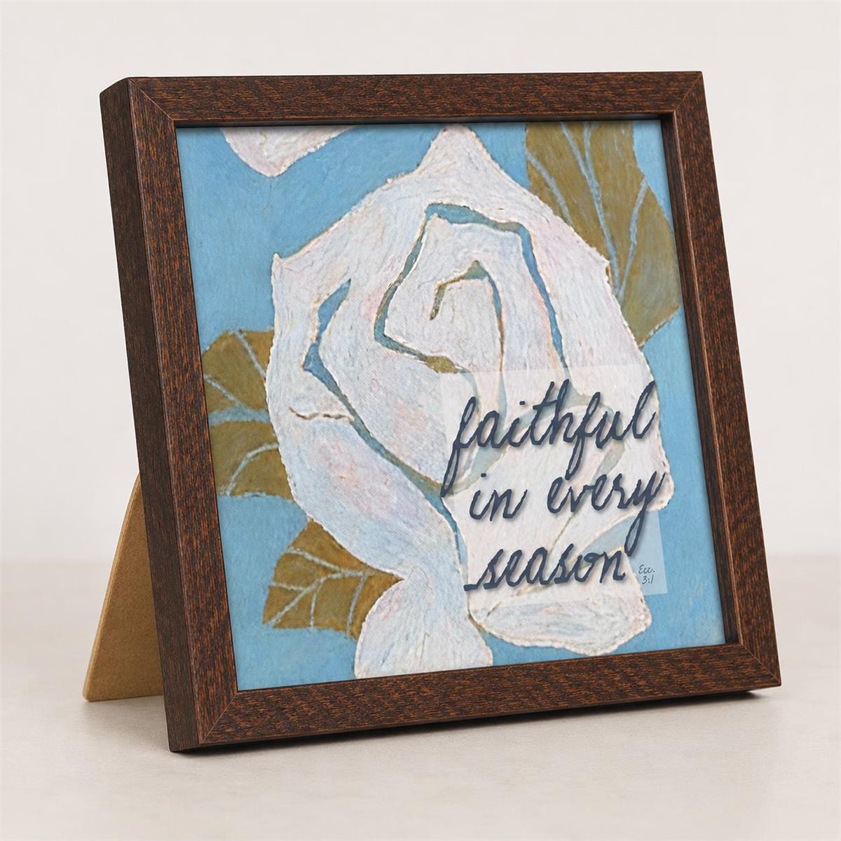Framed Wall Art Faithful In Every Season by Dicksons, product view 2