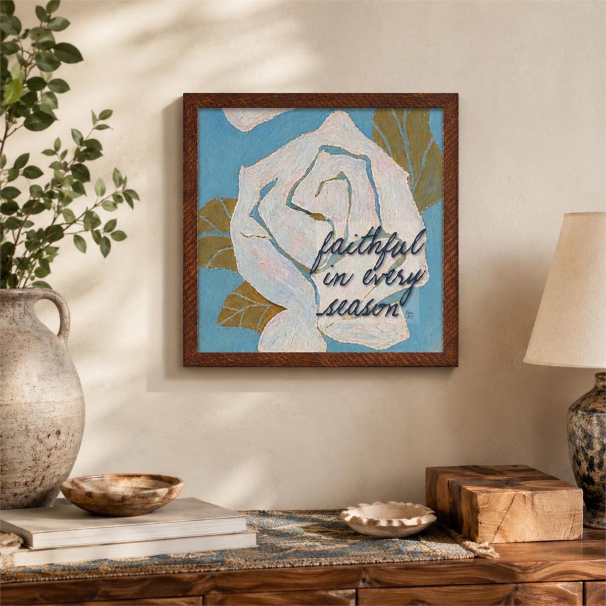 Framed Wall Art Faithful In Every Season by Dicksons, product view 5
