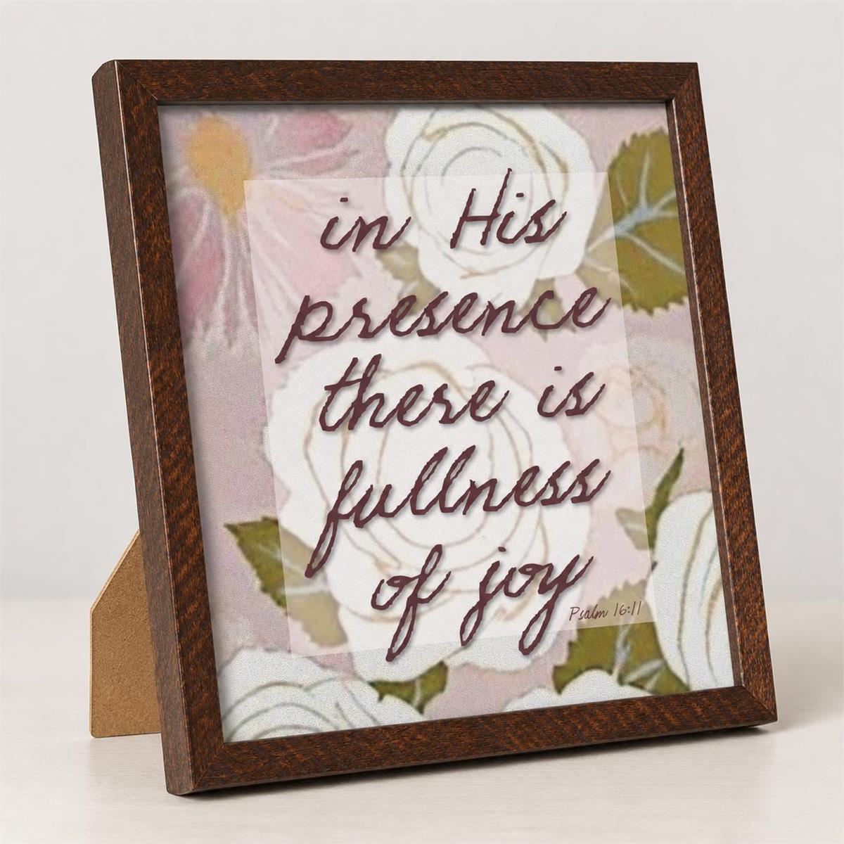 Framed Wall Art In His Presence Floral by Dicksons, product view 2