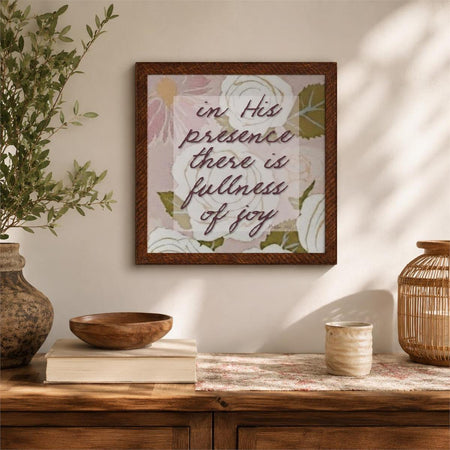 Framed Wall Art In His Presence Floral by Dicksons, product view 5