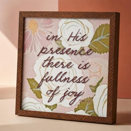 Framed Wall Art In His Presence Floral by Dicksons, product view 6