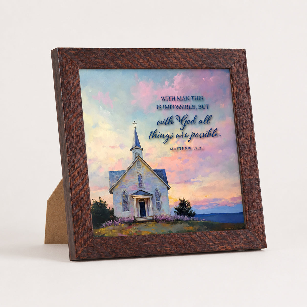 Framed Art With God All Things by Dicksons, product view 6