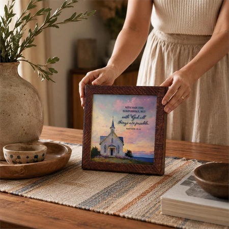 Framed Art With God All Things by Dicksons, product view 3