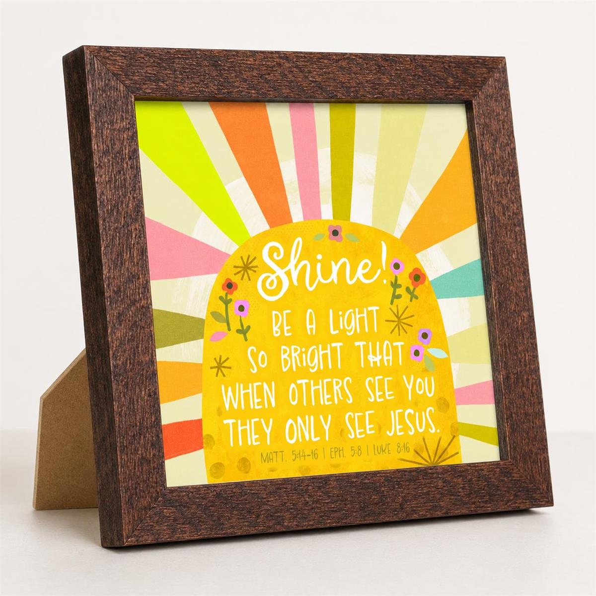 Framed Art Shine! Be A Light So Bright by Dicksons, product view 2