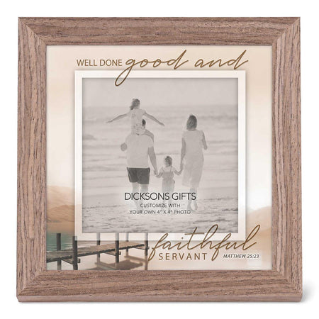 Photo Frame Well Done Good & Faithful by Dicksons