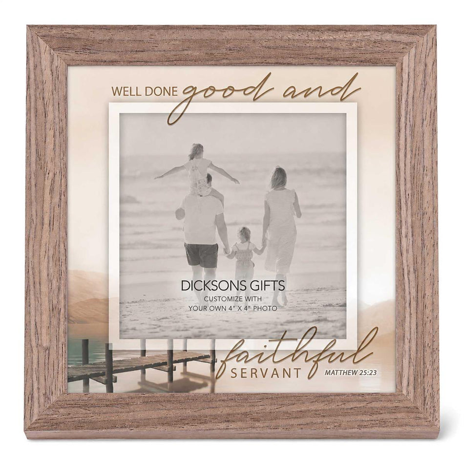 Photo Frame Well Done Good & Faithful by Dicksons