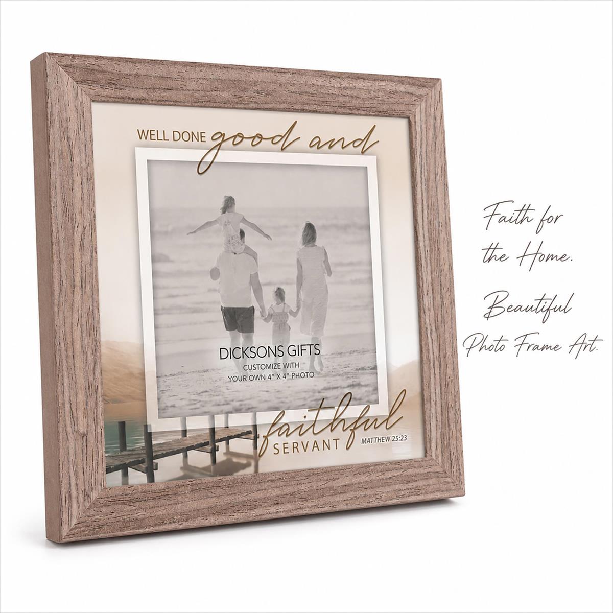 Photo Frame Well Done Good & Faithful by Dicksons, product view 2