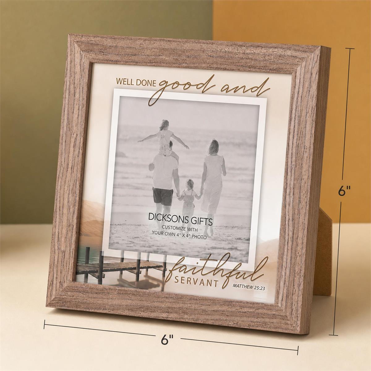 Photo Frame Well Done Good & Faithful by Dicksons, product view 3