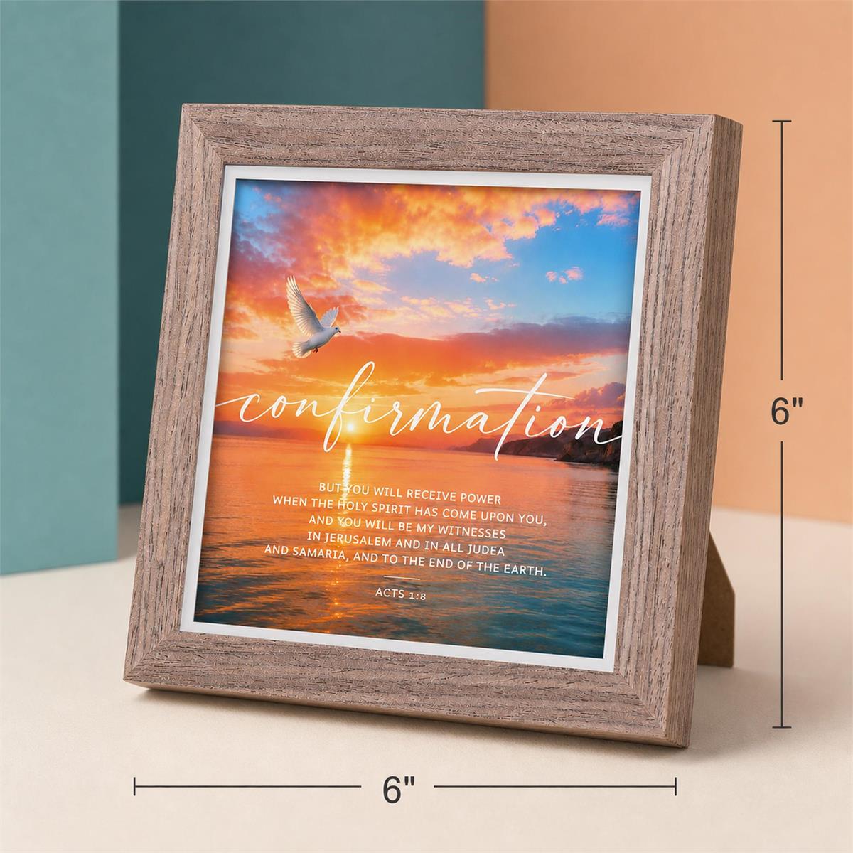 Framed Art Confirmation Acts 1:8 by Dicksons, product view 3