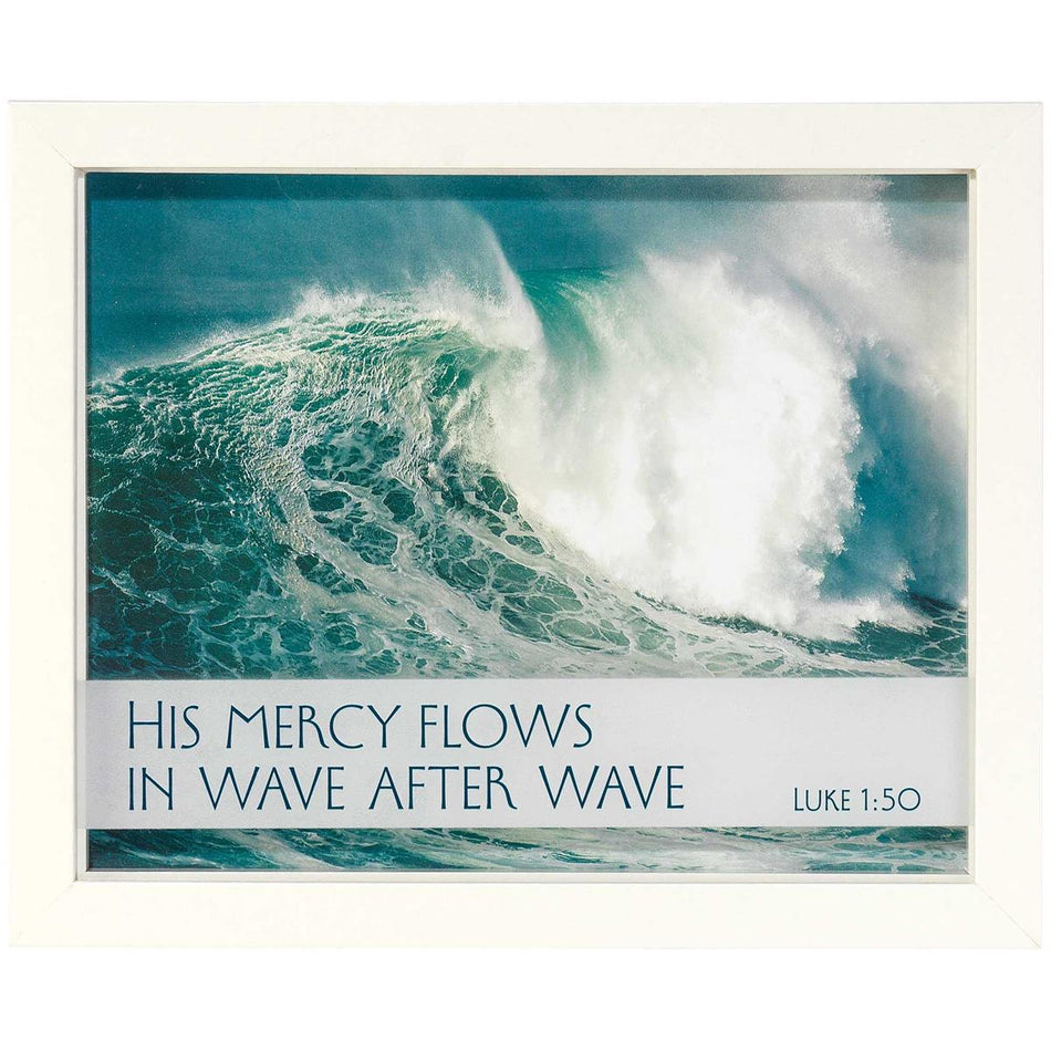 Framed Art His Mercy Luke 1:50 10x8 by Dicksons, product view 2