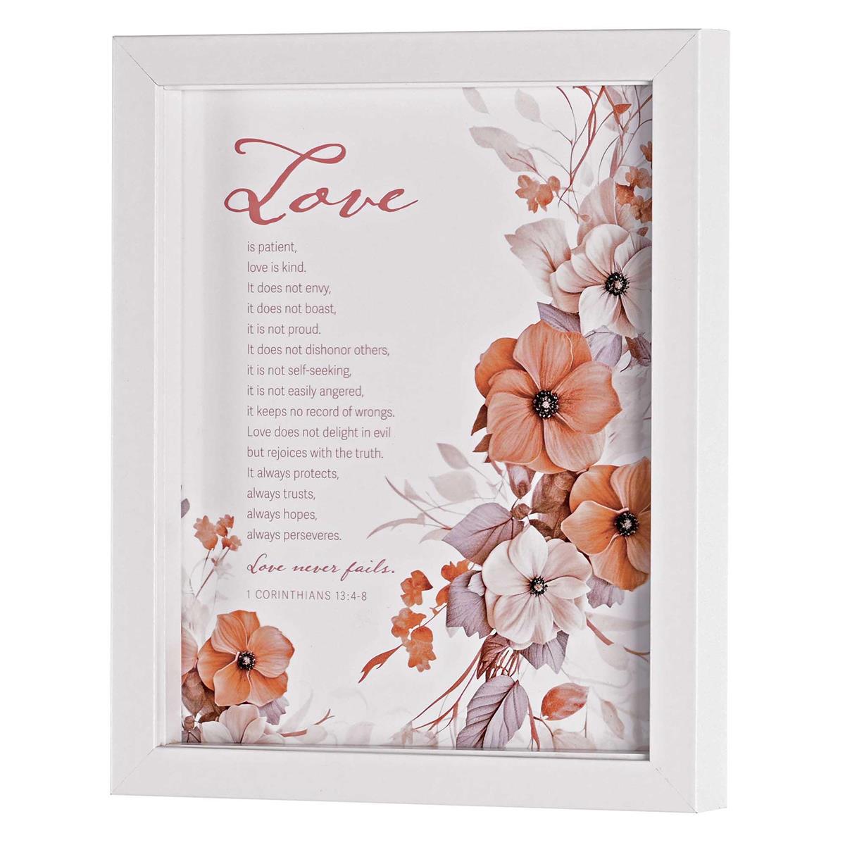 Framed Wall Art Love Is Patient 8x10 by Dicksons, product view 2