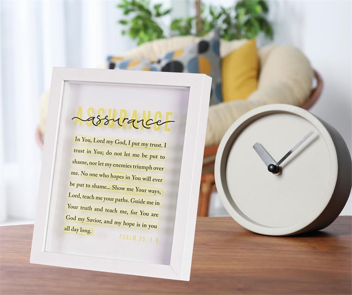 Framed Art Assurance Psalm 25:1-5 by Dicksons, product view 5