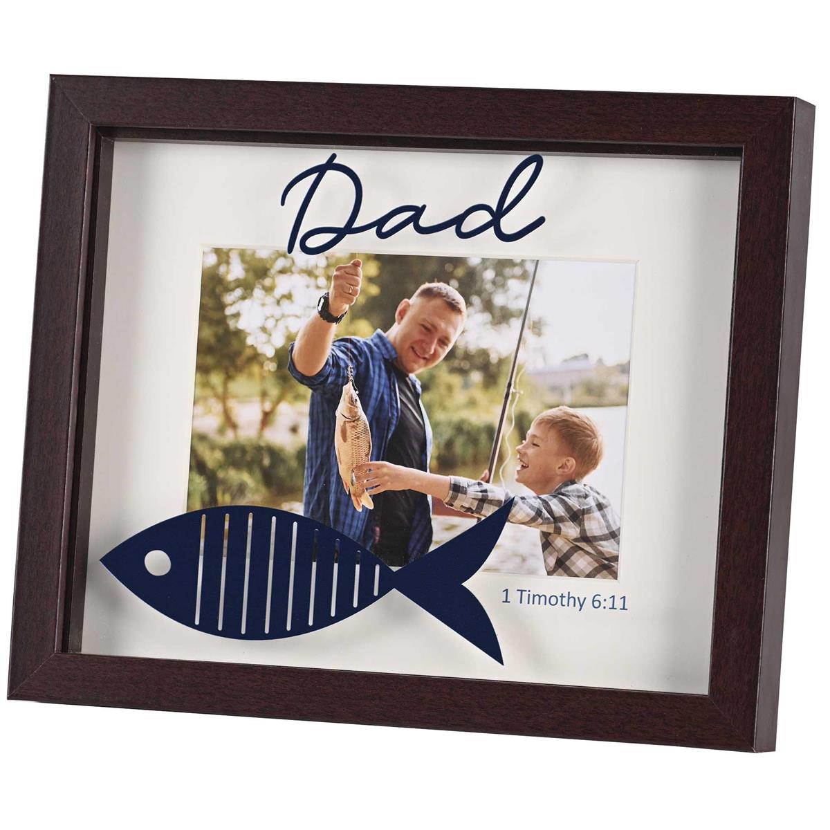 Photo Frame Dad With Navy Fish by Dicksons